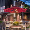 Electric Parasol Heater Infrared Quartz 2000W Mounted Outdoor Patio Umbrella