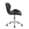 Computer Desk Chair Office Cushioned Chair Chrome Legs Swivel Fabric/PU/Velvet