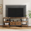 Industrial TV Stand Cabinet 160cm with 2 Storage Cabinet for Living Room