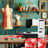 38 Stitches Electric Sewing Machine Mini Household with Extension Table UK 220V