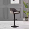 2x Bar Stools Breakfast Comfortable Swivel Gas Lift Kitchen Stool Leather Chairs