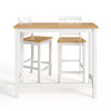 Compact Breakfast Bar Set Dining Table And Chair Stool Kitchen Bistro Furniture