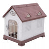Weatherproof Indoor Outdoor Plastic Pet Puppy Dog House Dog Kennel Shelter Home