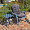 Outdoor Seat Back Cushion Dining Chair Pad Garden Cushions Chair Pads Waterproof
