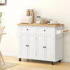 Rolling Kitchen Island Cart Trolley Unit Countertop Storage Cabinet Drawers Rack