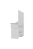 Makeup Dressing Table Set Vanity Table Desk W/ LED Mirror Drawers Dressing Stool