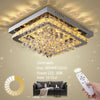 LED Crystal Ceiling Light Modern Chandelier Lamp Living Room Bedroom Lights