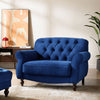 Dusk Hebden Royal Blue Velvet Loveseat RRP £439