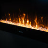 2025 TRUFLAME™ 36 INCH WIDE LED FLAMES BLACK GLASS WALL MOUNTED ELECTRIC FIRE