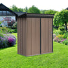 5.2x3ft utdoor Storage Shed Lawn Backyard Garden Small House Lockable Door Box