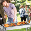 Folding BBQ Charcoal Barbecue Grill Stainless Steel Garden Picnic Camping Stove