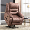 Velvet Electric Riser & Recliner Armchair 8 Point Heated Massage Sofa Arm Chair