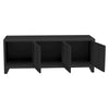 Metal TV Stand Sideboard Office Filing Storage Cabinet Cupboard Doors Cable Hole