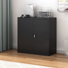 Metal Cupboard Storage Cabinet with 2 Doors for Office Laundry Workshop Garage