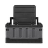 Folding Camping Chair Tackle Storage Box Garden Lawn Patio Foldable Seat Outdoor