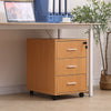 3/5 Drawer Mobile Filing Cabinets Printer Stand Pedestal Lockable Office Cabinet