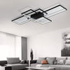 Modern Chandelier LED Lamp Black Frame Ceiling Light Living Room Pendant Brzzdsu
