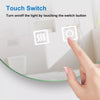 Round Bathroom Mirror with Bluetooth 3 LED Lights Illuminated Demister