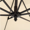 Patio Parasol Base Sets Offset Cantilever Umbrella Sun Shade Rainproof Canopy