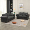 Upholstered Fabric 2 3 Seater Sofa Suite Couch Settee Set Padded Seat Furniture
