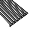 Vertical Radiator Black Oval Column Single 1600 x 392 Tall Upright Modern Rads