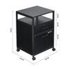 Lockable Office File Document Cabinet Standing Unit Filing Storage Trolley Keys