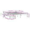 Bed Frame with Drawers Wax Brown 150x200 King Size Solid Wood Pine M4S0