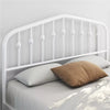 Metal Bed Frame with Arched Headboard and Footboard/Heavy Duty Slat Support