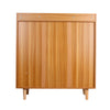 3 Doors Storage Cabinet Wooden Cupboard Buffet Sideboard With 4 Tiers Shelves