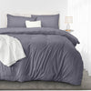 Bedding Duvet Cover Double - Soft Microfibre Polyester - Bedding Quilt Cover Set