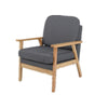 Mid-Century Accent Chair Upholstered Armchair Living Room