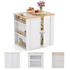 Modern Kitchen Island Wooden Floor Sideboard Buffet Server Cabinet w/ Drawer