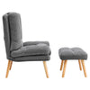 Recliner Armchair Lounger Napping Sleeper Sofa Chair with Footstool