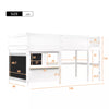 Kids Bunk Bed 3ft Cabin Bed Mid Sleeper Loft Bed Children Pine Wooden Bed Frame