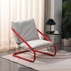 Ergonomic Armchair with Metal Frame Sling Accent Chair Reading Chair Lounge Sofa