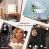 Vanity Mirror Large Makeup Mirror Hollywood Lighted Mirror 18 Dimmable LED Bulbs