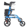 Folding Rollator,Lightweight Walking Aid 4 Wheels Mobility Walker w/ Seat,Break
