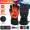 4000mAh Electric USB Heated Gloves Rechargeable Touch Screen Men Motorcycle Gear