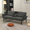 3 Seater Click Clack Sofa Bed Recliner Settee Couch Sofabed with Bloster Pillows
