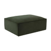 Dusk Brooklyn Pouffe Footstool in Dark Olive Green RRP £199
