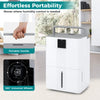 Portable Dehumidifier 5.5L Water Tank Dual LED Display 40L