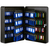 Key Cabinet Lock Box 240 Key Capacity Storage Cabinet Black Cabinet Steel