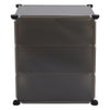 Plastic Shoe Storage Rack Cube DIY Cabinet Stackable Shoes Organizer Stand Shelf