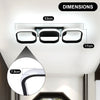 Modern Chandelier LED Lamp Black Frame Ceiling Light Living Room Pendant Lights
