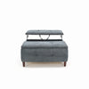 Extra Lift Up Square Storage Ottoman,Upholstered Coffee Table Storage Ottoman