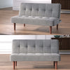 Fabric 2 Seater Sofa for Small Living Bedroom Loveseat Recliner Sleeper Sofa Bed