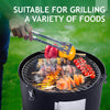 New 3-in-1 Charcoal BBQ Smoker Round Charcoal Barbecue Grill for Outdoor Camping