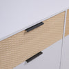 Modern Chest of Drawers Bamboo Storage Cabinet w/6 Drawers Home Floor Sideboard