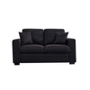 Luxury 2, 3 Seater Linen Fabric Couch Sofa Armchair with 2 Pillows Living Room