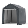 240 x 195 cm Outdoor Storage Shelter Garage Storage House-Gray